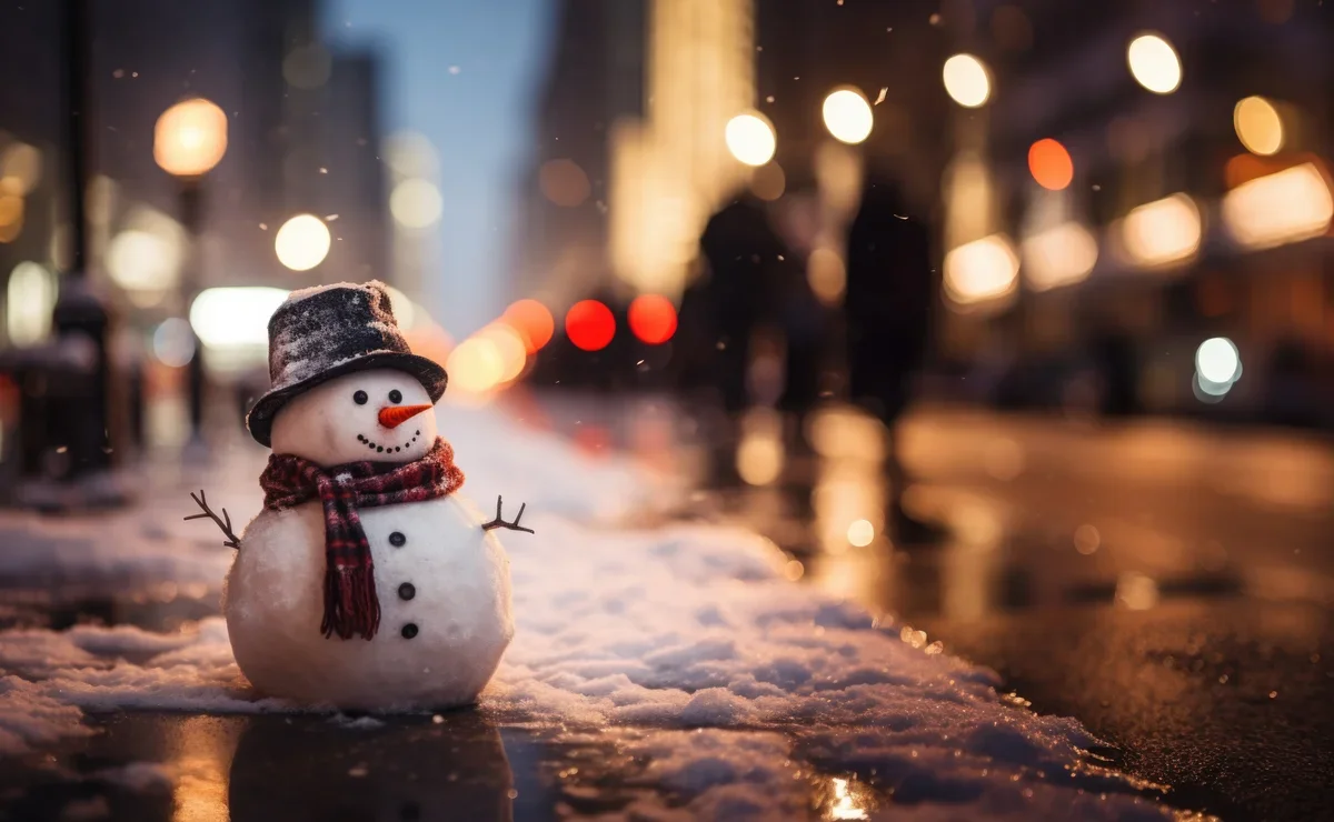 Снеговик рождественский. Новый год 2024